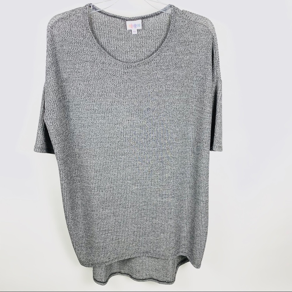 LuLaRoe Irma Tunic Heather Grey Size XS
